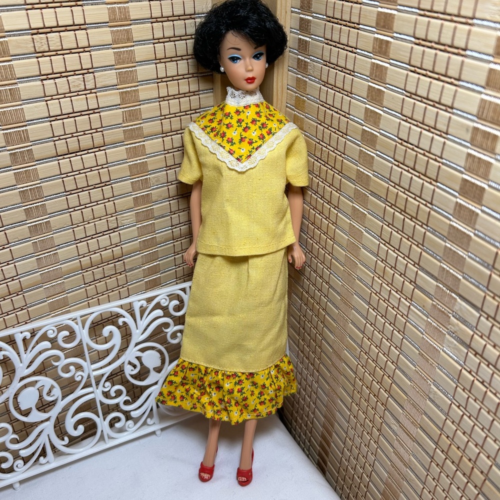 Yellow Doll Outfit Retro